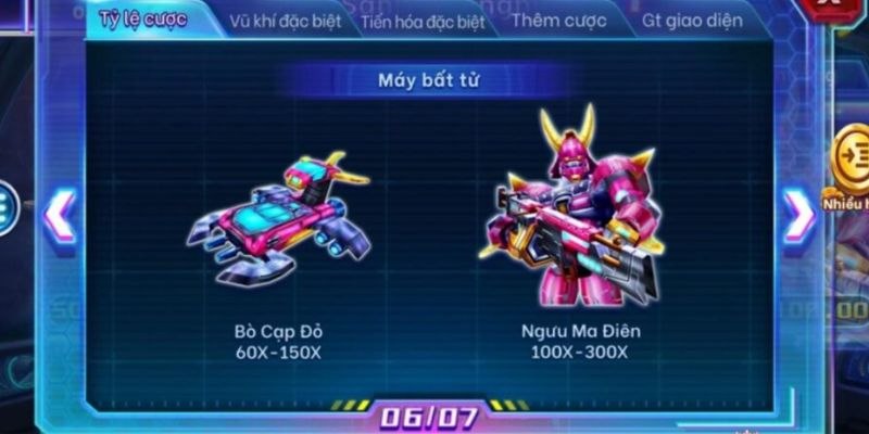 Hệ thống có kho vũ khí đỉnh cao