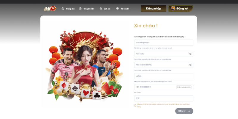 Đăng ký AB77 được nhà cái tối ưu hóa