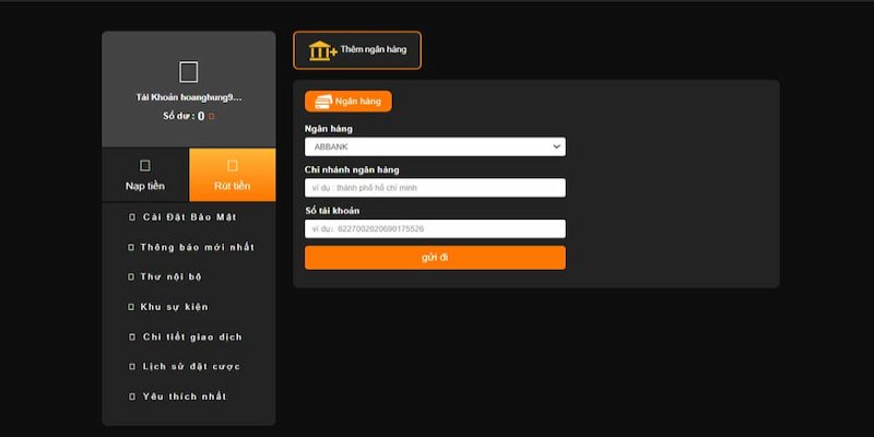 Rút tiền AB77 là cơ chế được thiết lập với các thao tác khác nhau